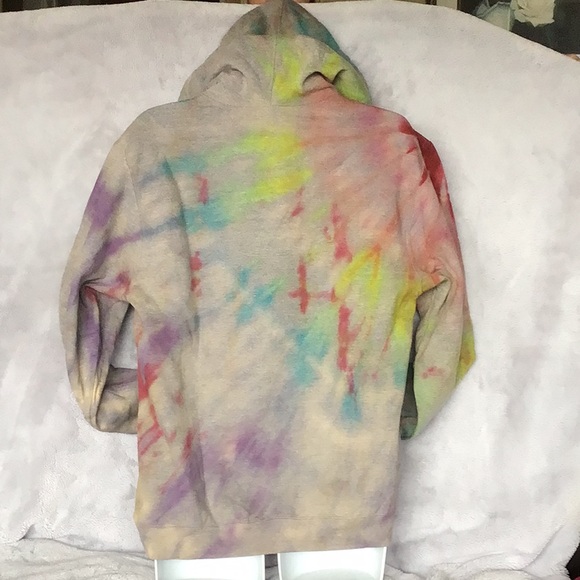 Tie-dye hand done one of a kind hoodie. - Picture 2 of 3